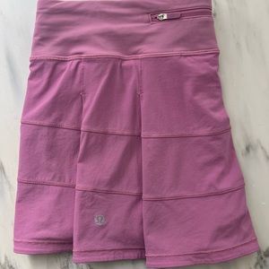 Lululemon Pace Rival Skirt (Regular) 4way Stretch 13" Size 10 Color Magenta Glow